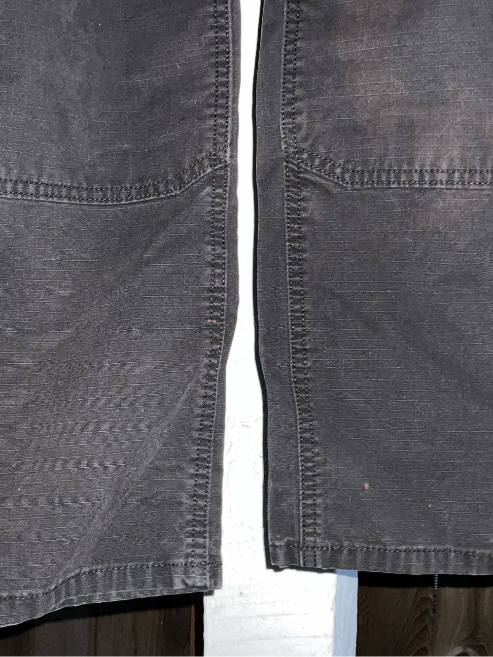 Carhartt 105461 Rugged Flex Ripstop Cargo Work Pants 36x30 Shadow Distresse